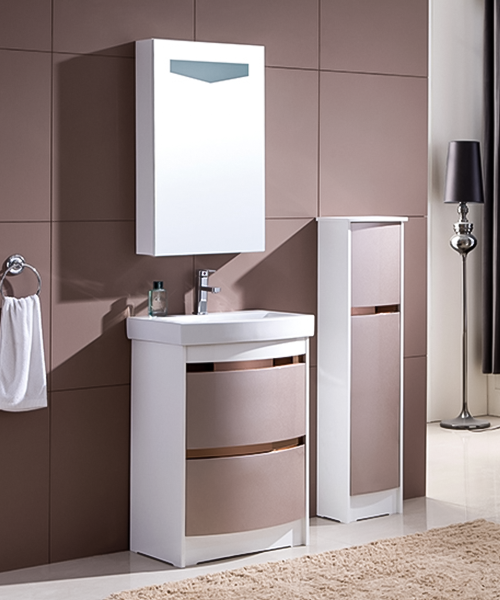 Armadio per doccia di lusso per bagno in stile moderno di vendita splendida, calda e calda con armadio a specchio JH-P01522