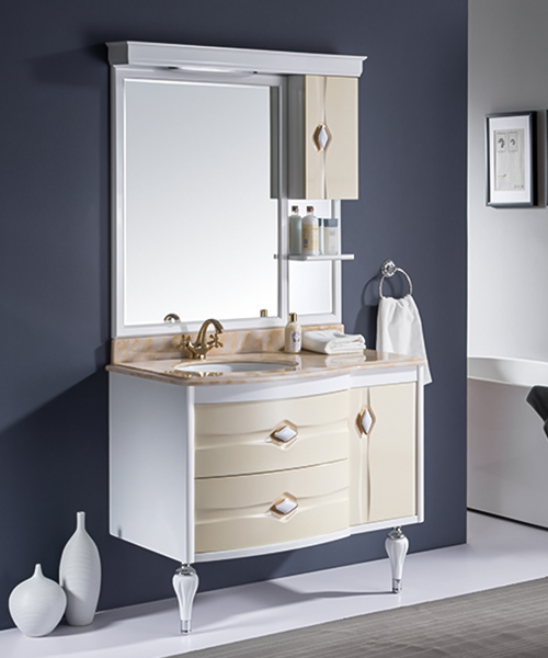 Vari materiali, professionale 20 anni, vendita calda Bagno in stile moderno Bagno doccia di lusso con armadio a specchio JH-P01566