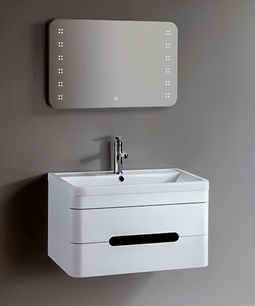 Di fascia alta, il colore del mobile può essere personalizzato in base ai disegni, vendita calda Bagno in stile moderno Bagno doccia di lusso con mobile a specchio JH-P01588