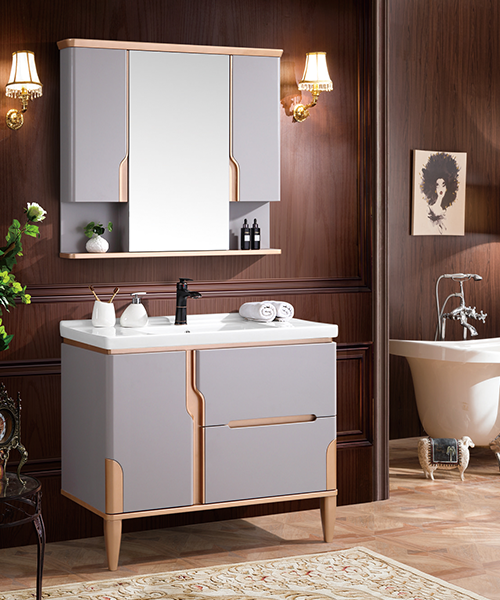 Personalizzazione generale, prestazioni ad alto costo, mobile doccia di lusso per bagno in stile moderno di vendita calda con mobile a specchio JH-P1903