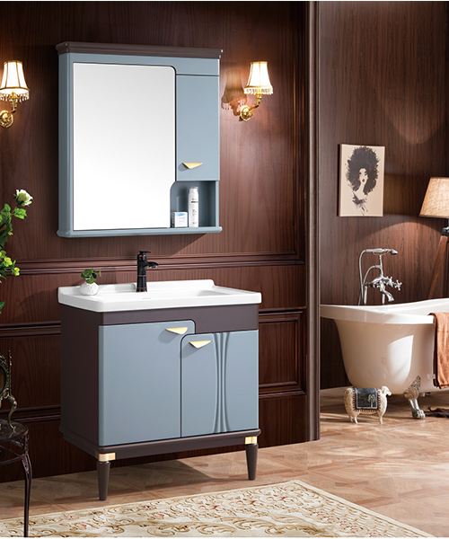 Piano di lavoro / lavabo: resina, pietra fenice, ardesia, ceramica può essere realizzato, fascia alta, vendita calda Bagno moderno in stile bagno doccia di lusso con mobile a specchio JH-P1906-2