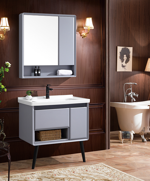 Showroom, bagni, servizi igienici, scrivanie, cassettiere, tutti disponibili negli hotel, caldi, vendita calda Bagno moderno in stile moderno Cabina doccia di lusso con armadio a specchio JH-P1919-2